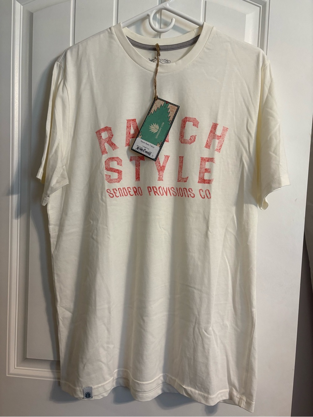 Sendero Cream Ranch Style Graphic tee